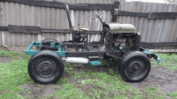 Самодельный трактор из УАЗа